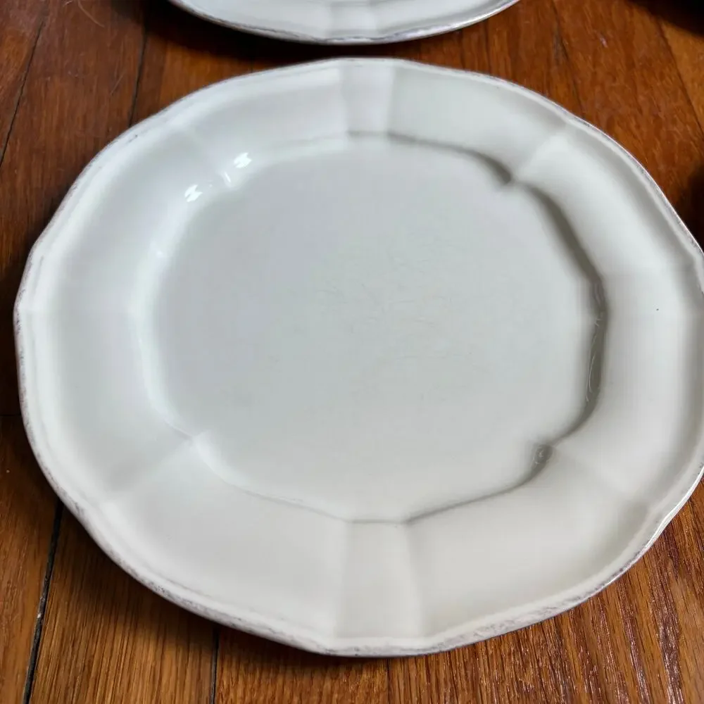 Set of 2 Toscano Cream Noble Excellence Dinner Plates